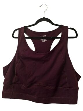 Purple Torrid Women's Low-Impact Wireless Longline Active Sports Bra